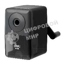 Точилка для карандашей механическая Deli E0616B, 1 отверстие, ассорти