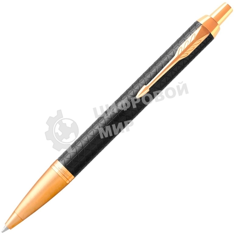 Ручка шариковая Parker IM Premium K323 (CW1931667) Black GT, M, синие чернила, подарочная коробка