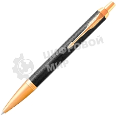 Ручка шариковая Parker IM Premium K323 (CW1931667) Black GT, M, синие чернила, подарочная коробка