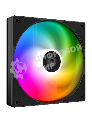 Вентилятор для корпуса ID-COOLING AS-120-ARGb-K черный 120мм 2000rpm 27.2db 4-pin