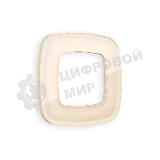 Рамка OMEGA Coint (Бежевый Стекло органическое) 1-ая OF640301