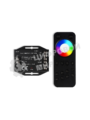 Контроллер GS11461 RGBW 24A 12V 288W/ 24V 576W (ПДУ Радио 2.4G AAA)