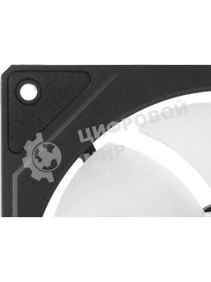 Вентилятор для корпуса Bloody CF-11 LCD ARGb 120х120x25 черный 4-pin 32дБ (упак.:1шт) (CF-11-ARGb120-BK) Ret