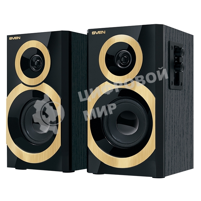 Акустическая система SVEN SPS-619 GOLD акустическая система 2.0, мощность 2х10 Вт(RMS)