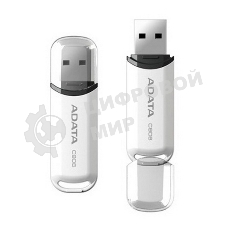 Флешка USB ADATA C906 (AC906-32G-RWH), 32Gb, USB 2.0, R/W 15/5, белый