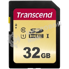 Флеш карта SD 32GB Transcend SDНC UHS-I U1, MLC