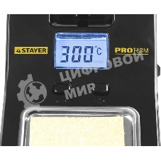 Паяльная станция STAYER 55370 profi цифровая с жк дисплеем диапазон 160-520°c шаг 10°c 48Вт