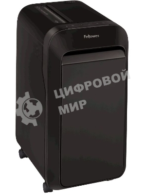 Шредер Fellowes PowerShred LX220 черный (секр.P-4)/перекрестный/20лист./30лтр./скрепки/скобы/пл.карты