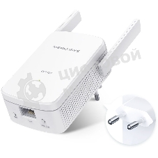 Комплект гигабитных Wi-Fi адаптеров Mercusys Powerline AV1000 Powerline kit with 300Mbps Wi-Fi, plug and play, up to 300 meters over an existing electrical circuit, the kit includes a MP510 and a MP500.