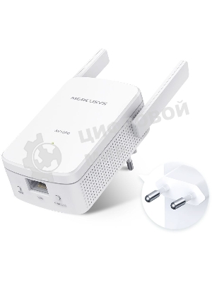Комплект гигабитных Wi-Fi адаптеров Mercusys Powerline AV1000 Powerline kit with 300Mbps Wi-Fi, plug and play, up to 300 meters over an existing electrical circuit, the kit includes a MP510 and a MP500.
