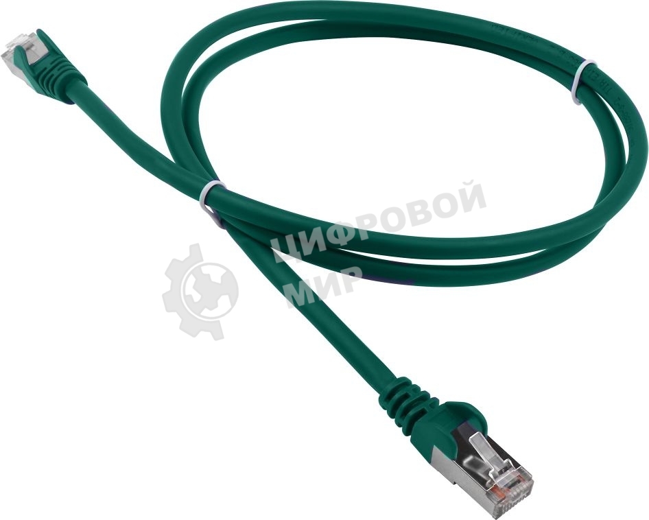 Патч-корд LANMASTER LAN-PC45/S5E-5.0-GN FTP вилка RJ-45-вилка RJ-45 cat.5е 5м зеленый LSZH (уп.:1шт)