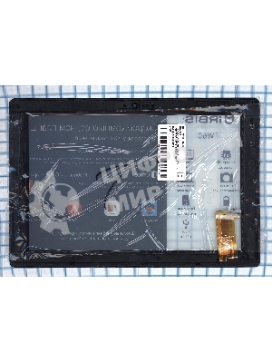 Сенсорное стекло (тачскрин) для Irbis TW60 TW90. черное с рамкой