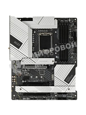 Материнская плата MSI PRO Z790-A MAX WIFI, LGA 1700, Intel Z790, 4xDDR5, 6xSATA, 4xM.2, 1xPCI-E 5.0 x16, 1xPCI-E 4.0 x16, 1xPCI-E 3.0 x16, 1xPCI-E x1, 1xHDMI, 1xDP, 1x2.5Gb LAN, 2xUSB-A 2.0, 2xUSB-A 3.2 Gen 1, 3xUSB-A 3.2 Gen 2, 1xUSB-C 3.2 Gen 2x2, 5x3.5мм, TOSLINK, 7.1, ATX