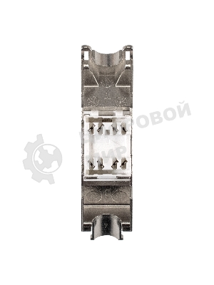 Модуль-вставка Keystone Jack RJ-45 ExeGate KJ-8P8C-SH-C6A-180-TL (Кат.6A, экранированная, 180 градусов, IDC Toolless (без инструмента))