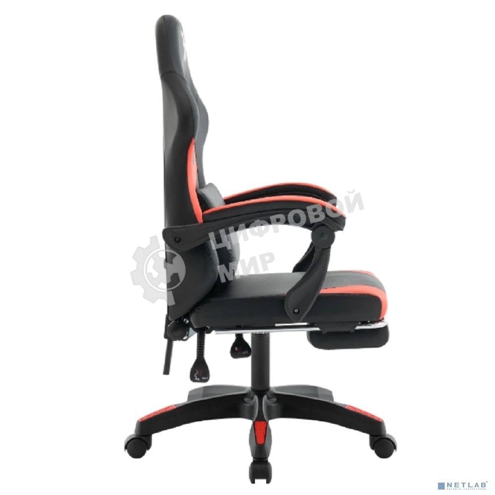 Кресло игровое Defender Runa PRO черный/крас, PU, класс2