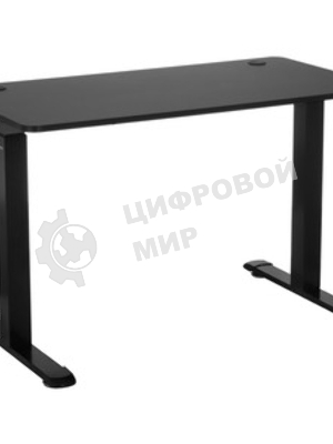 Стол для компьютера Eureka ERK-EHD-4801-B-V1 столешница ЛДСП черный каркас черный