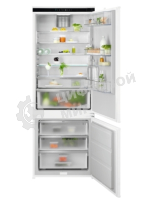 Встраиваемый холодильник Electrolux ENP7TD75S, комбинированный No Frost, Размеры ВxШxГ [мм]: 1884x696x549, сенсорное управление с символьным дисплеем, Динамическая система охлаждения в холодильной камере, система охлаждения в морозильной камере - No Frost, крепление дверцы на направляющих, A++ класс энергопотребления, Большой ящик на телескопических направляющих, MultiSpace, Flexi shelf, Инверторный компрессор