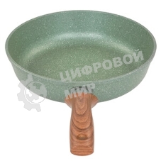 Сковорода НМП ECO WAY EW124, 24 см, зеленый