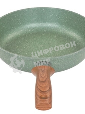 Сковорода НМП ECO WAY EW124, 24 см, зеленый