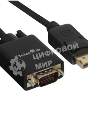 Кабель-переходник DP --> VGA_M/M 1,8м Telecom