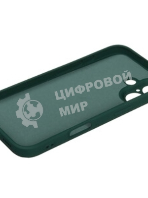 Чехол (клип-кейс) BoraSCO для Apple iPhone 16 Plus Microfiber Case черный (73687)