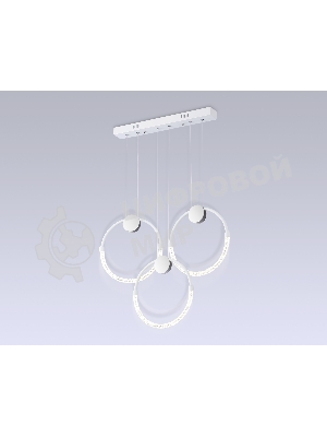 Светильник Ambrella light FL10595/3 WH/CH белый/хром 4200K 34W 630*20*1200 (Без ПДУ)