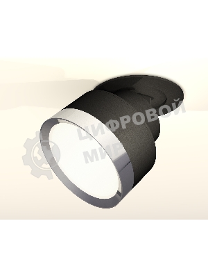 Светильник Ambrella Light XM8102501 SBK/PSL черный песок/серебро полированное GX53 (A2242, A2106, C8102, N8118)