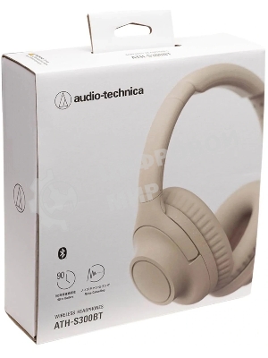 Гарнитура мониторные Audio-Technica ATH-S300BT бежевый беспроводные bluetooth оголовье (ATH-S300BT BG)