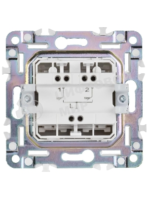 Выключатель жалюзи 10А SK-V12W арктический белый SKANDY