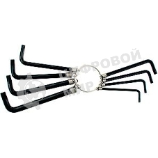 Набор ключей Sparta TORX9шт T10х550 оксидированные на кольце