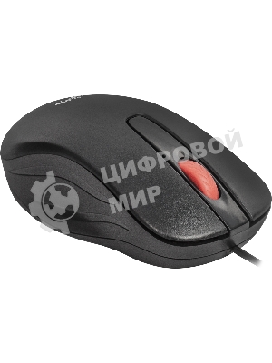 Мышь проводная Defender Point MM-756 черный, 1000 dpi, USB, кнопки - 3