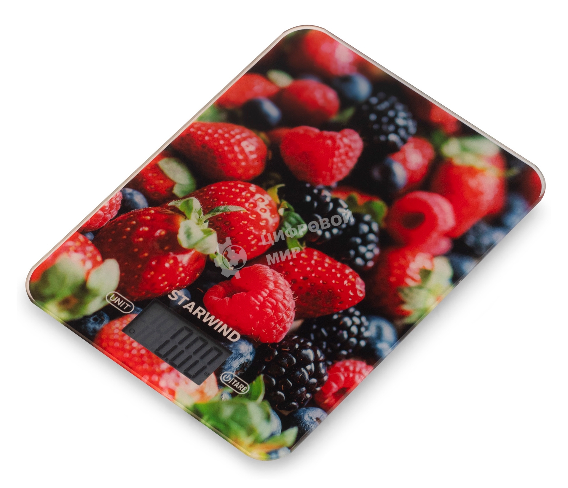 Весы кухонные Starwind SSK3355 макс. вес: 5 кг, рисунок/ягоды