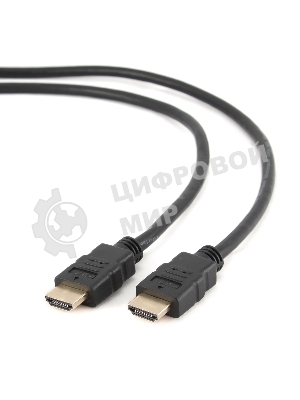 Кабель Cablexpert HDMI CC-HDMI4-10, 19M/19M, v2.0, медь, позол.разъемы, экран, 3м, черный, пакет