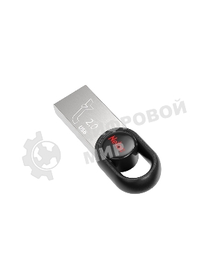 Флешка USB Netac UM2 (NT03UM2N-032G-20BK), 32Gb, USB 2.0, R/W 100/40, серебристый/черный