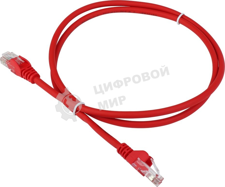 Патч-корд LANMASTER LSZH UTP cat.5e, 7.0 м, красный