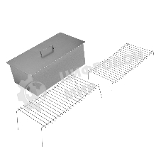 Коптильня Palisad Camping двухъярусная большая 600х320х250 мм, 0,8 мм, с поддоном