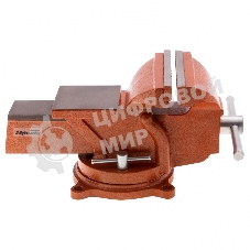 Тиски Sparta слесарные 150мм поворотные с наковальней