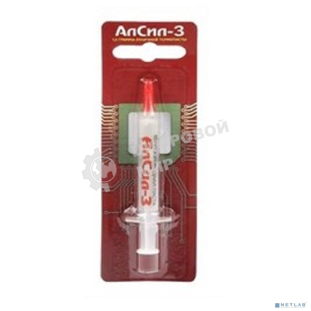 Термопаста Noname АлСил-3 1,5 гр, шприц