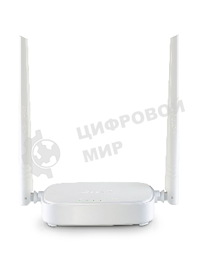 Сетевое оборудование Tenda N301 маршрутизатор 802.11n, до300Мбит/с, 2T2R, LAN: 3х10/100Мбит/с, WAN: 1х10/100Мбит/c, 2 внешние антенны 5дБи