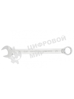 Ключ комбинированный Matrix 21 мм CrV, полированный хром