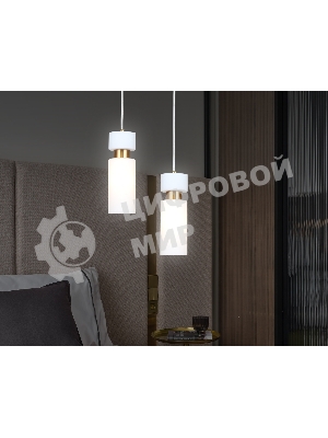 Светильник Ambrella light LH56122 BS/FR латунь/белый матовый E14 max 40W D65*1500