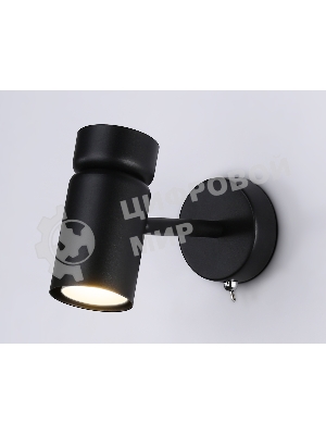 Светильник настенный TA13184 BK черный GU10 max 12W D60*L120*H150