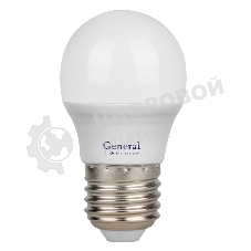 Лампа Светодиодная General GLDEN-G45F-15-230-E27-6500 1/10/100 Упаковка 4 шт
