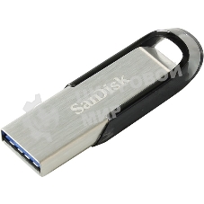 Флешка USB Sandisk CZ73 Cruzer Ultra Flair (SDCZ73-032G-G46), 32Gb, USB 3.0, R/W 150/45, серебристый/черный