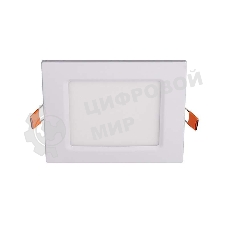 Светильник светодиодный JazzWay ультратонкий встраив. PPL-S 6Вт 6500К IP40 WH 120мм квадрат