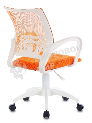 Кресло Бюрократ CH-W695NLT TW-38-3 TW-96-1 оранжевый, сетка/ткань, 120 кг, механизм качания