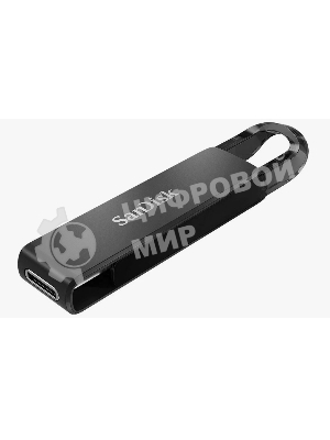 Флешка USB Sandisk CZ460 Ultra (SDCZ460-128G-G46), 128Gb, USB Type-C, R/W 150/30, черный
