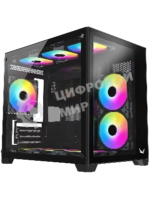 Компьютерный корпус AeroCool/Formula Crystal Z5 черный без БП mATX 1x120мм 2xUSB 2.0 1xUSB 3.0 audio bott PSU