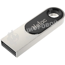 Флешка USB Netac U278 (NT03U278N-008G-20PN), 8Gb, USB 2.0, R/W 50/10, серебристый/черный