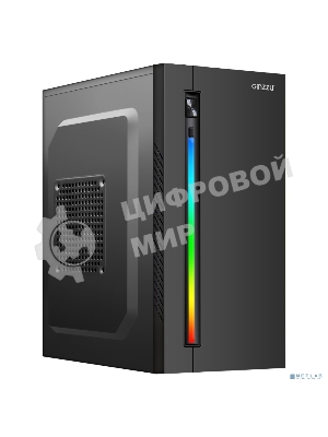 Компьютерный корпус Ginzzu D350 2хUSB 2.0,AU RGb w/o PSU